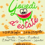 Locandina Giovedì destate Monsampolo del Tronto 2018
