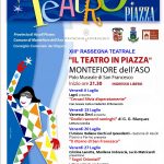 Locandina teatro in piazza 2018